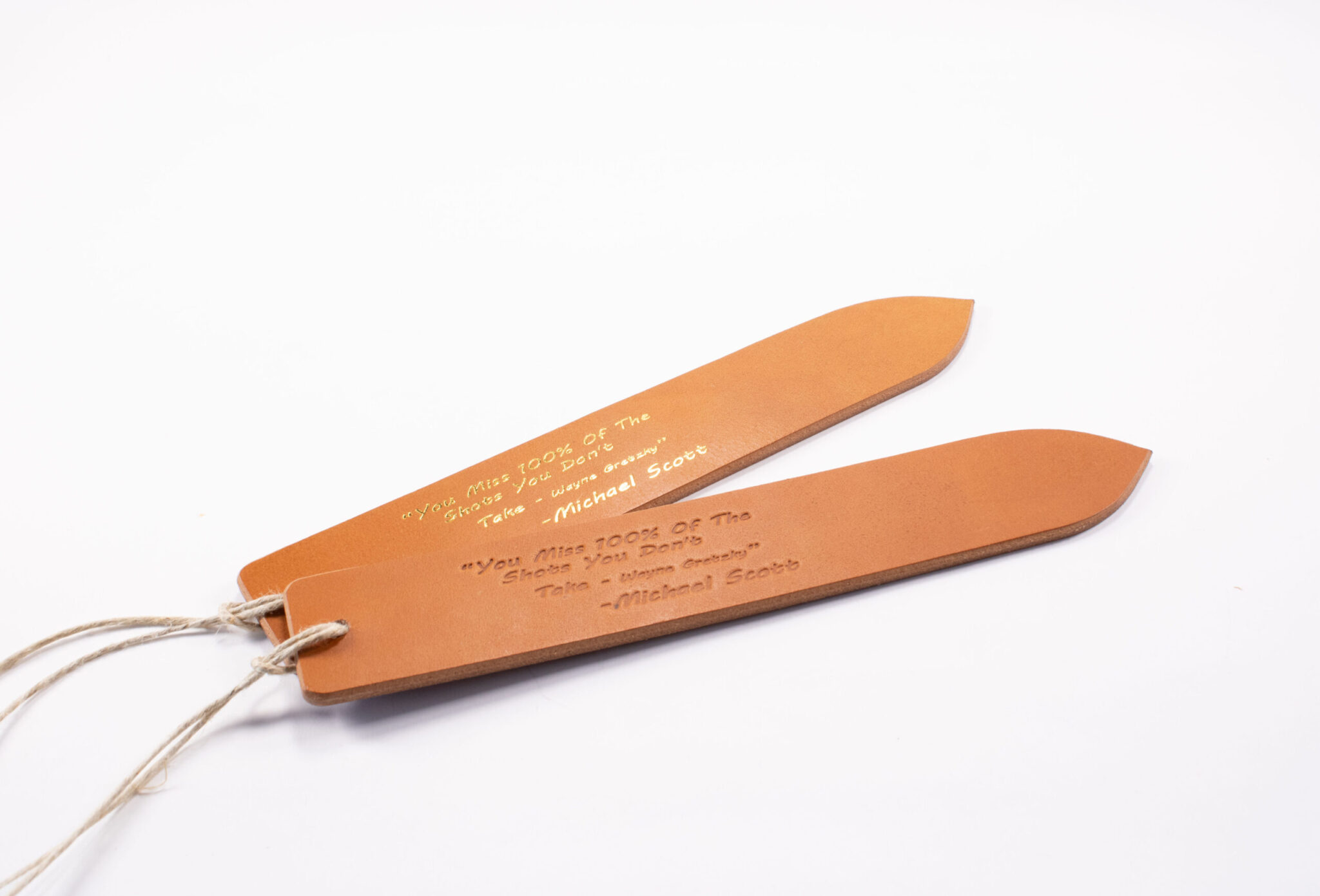 Product image of FredFloris leather bookmark with quotes