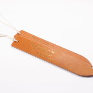 Product image of FredFloris leather bookmark with quotes