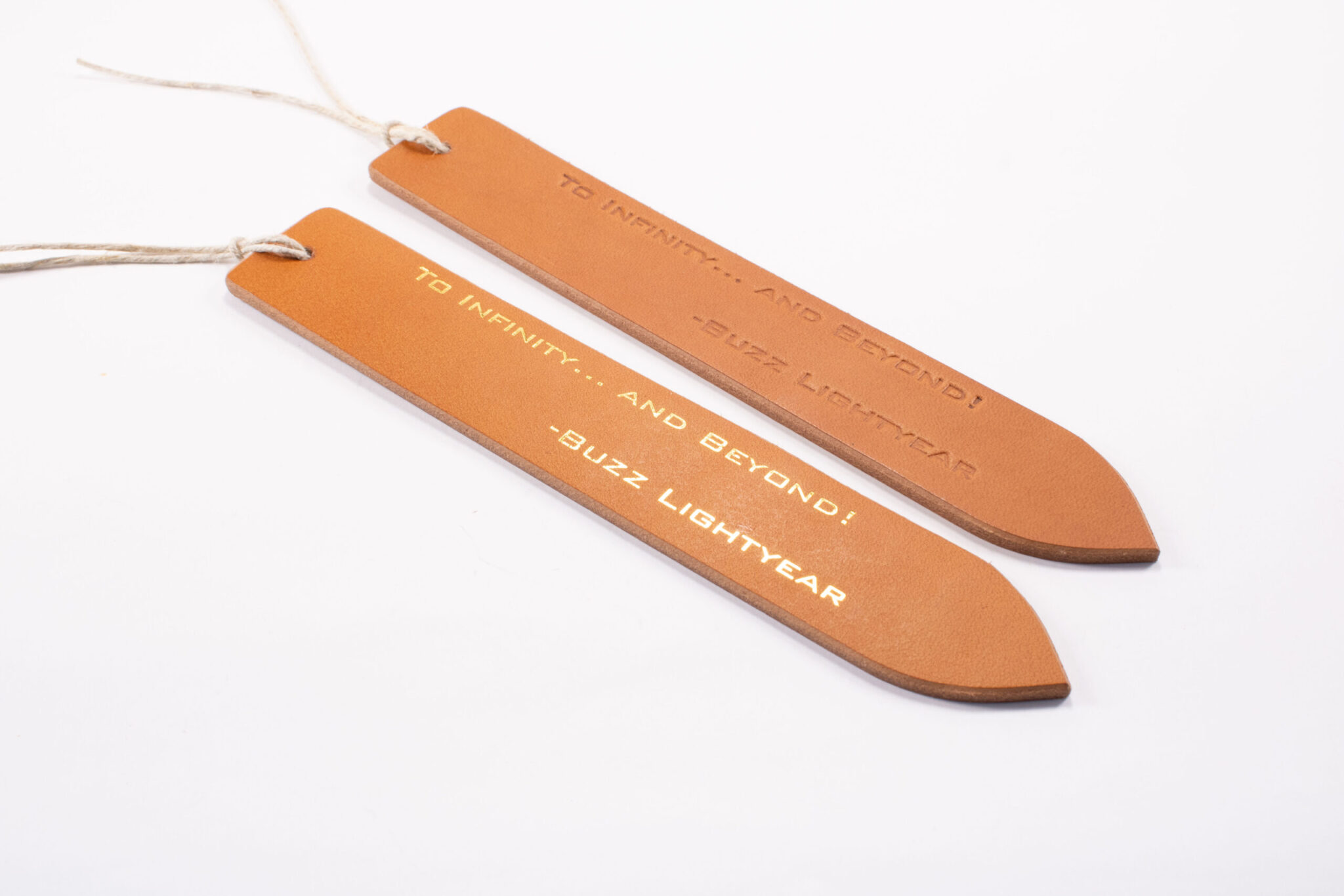 Product image of FredFloris leather bookmark with quotes