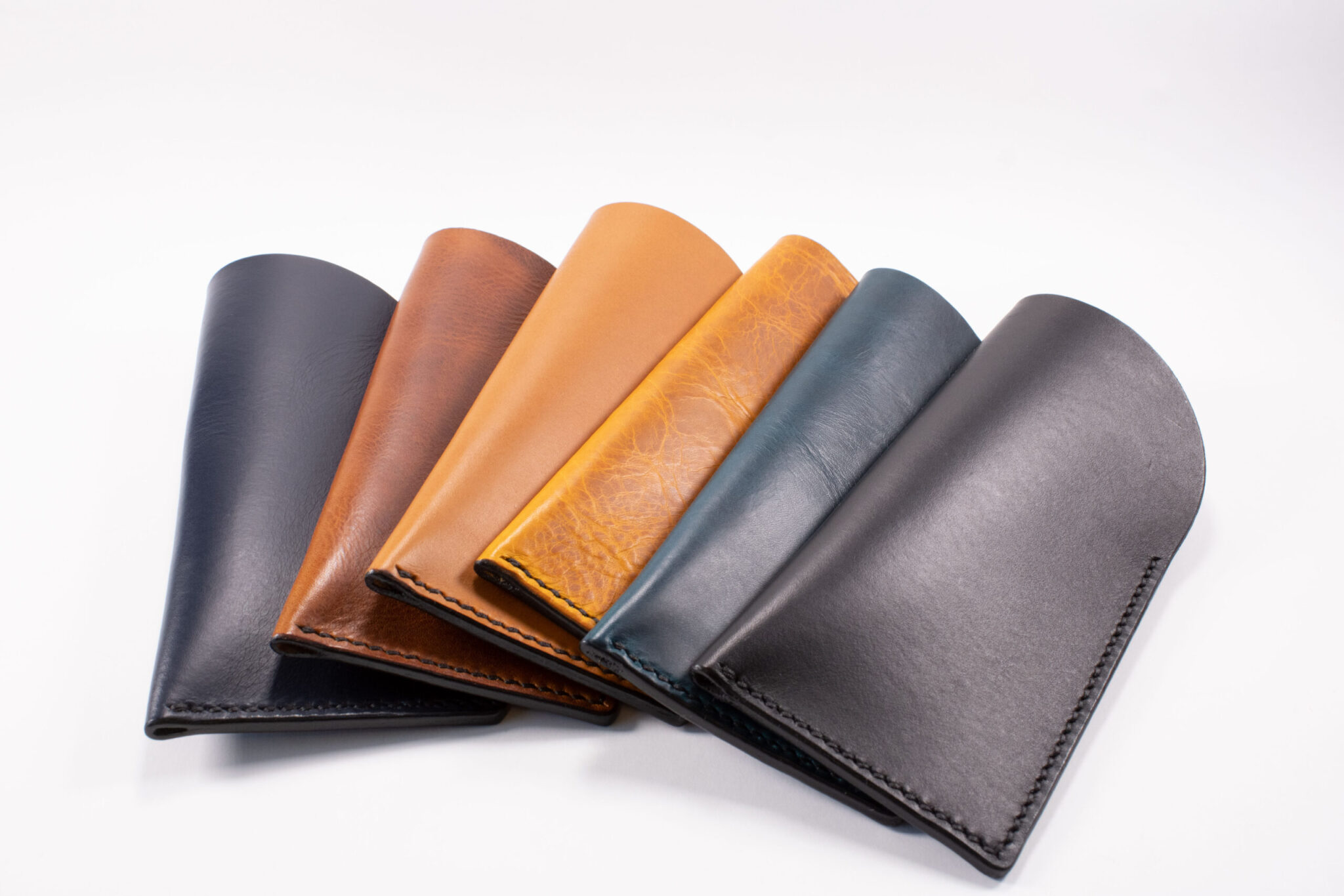 Product image of FredFloris handmade full-grain leather glasses case