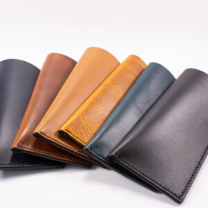 Product image of FredFloris handmade full-grain leather glasses case