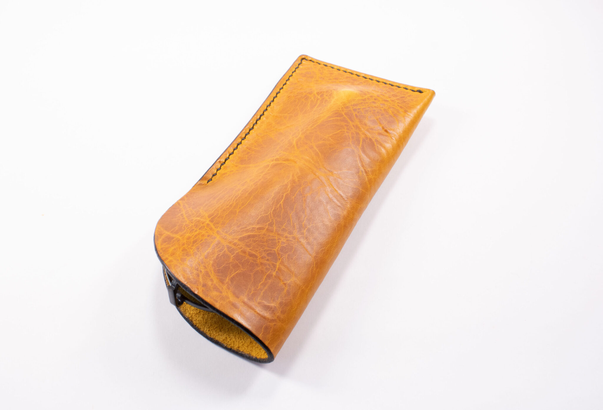 Product image of FredFloris handmade full-grain leather glasses case