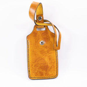 Image produit de l'étiquette de bagage en cuir personnalisée FredFloris