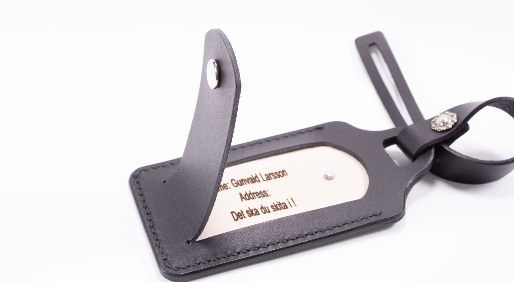 Product image of FredFloris leather luggage tag