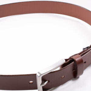 Product image of FredFloris handmade design mahogany leather dress belt