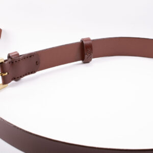 Product image of FredFloris handmade craft mahogany leather mens belt