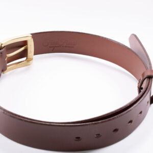 Product image of FredFloris handmade design mahogany leather dress belt