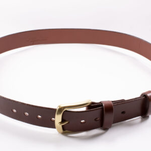 Product image of FredFloris handmade mahogany leather dress belt