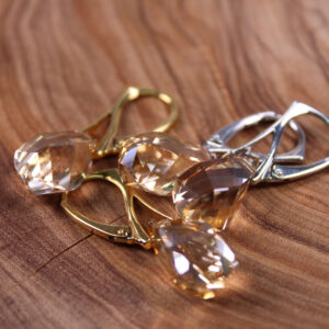 Product image of FredFloris leverback Swarovski crystal earrings