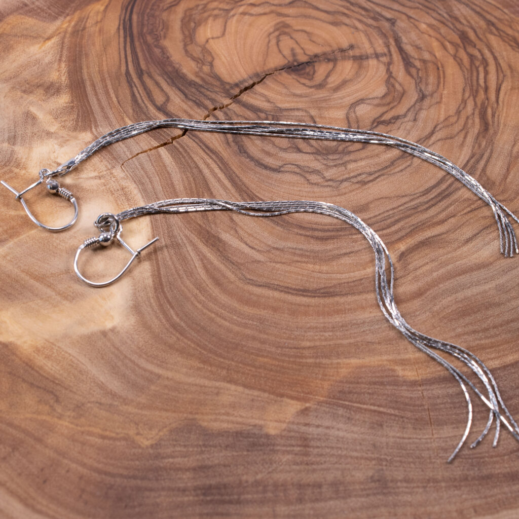 Product image of FredFloris Long silver earrings