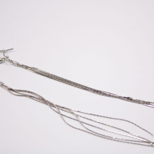 Product image of FredFloris Long silver chain earrings