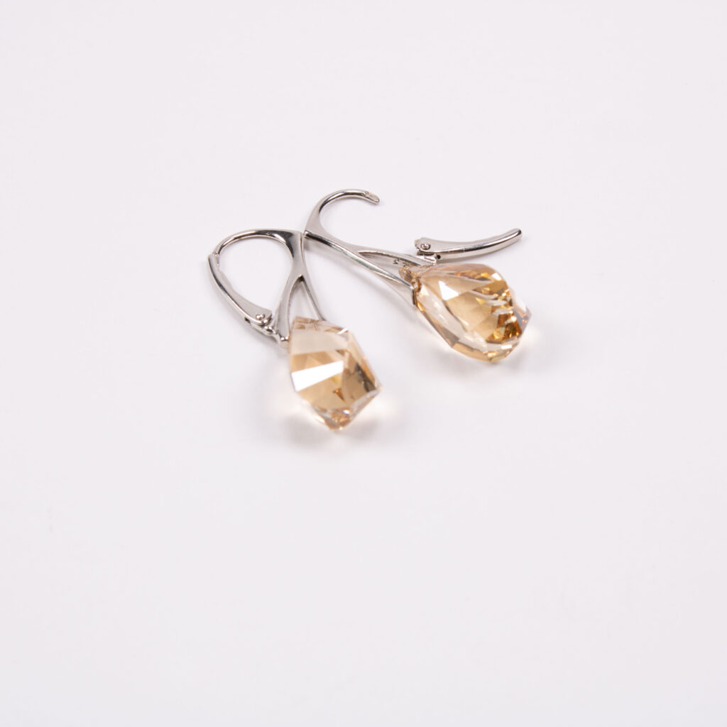 Product image of FredFloris leverback Swarovski crystal earrings