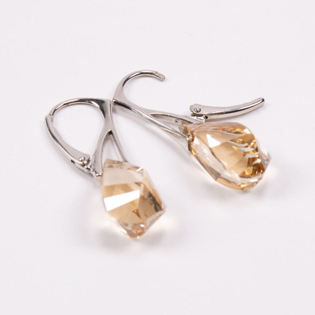 Product image of FredFloris leverback Swarovski crystal earrings