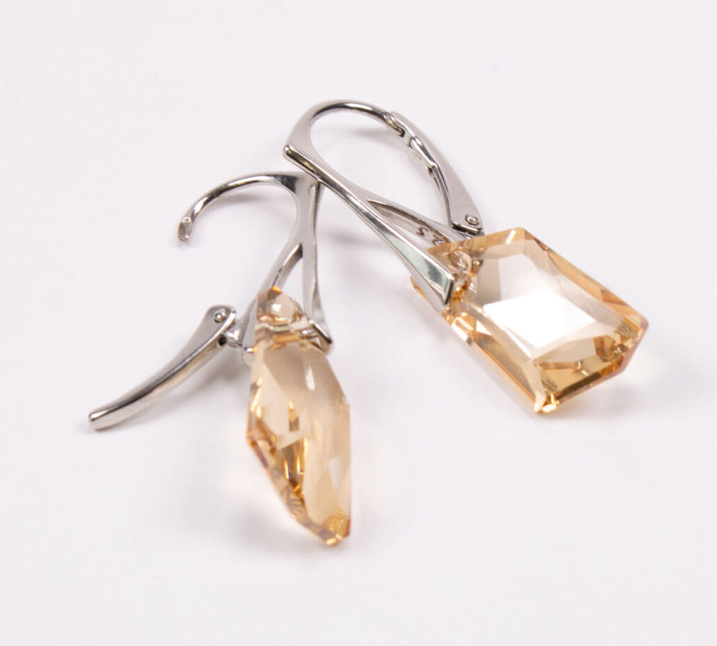 Product image of FredFloris Swarovski crystal drop earrings