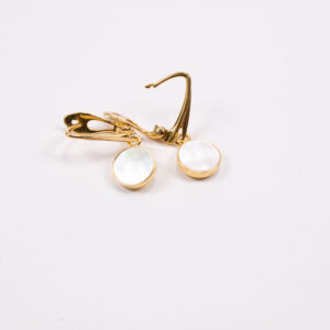 Product image of FredFloris white Mother of Pearl drop earrings