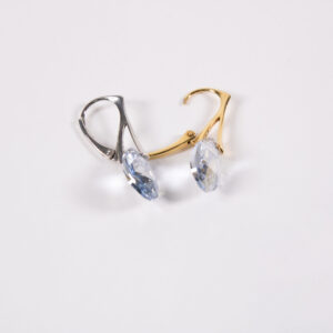 Product image of FredFloris Swarovski crystal Sterling silver leverback earrings