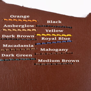 Thread Colour Options for Leather Colour Mahogany