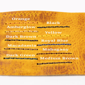 Thread Colour Options for Leather Colour Mustard