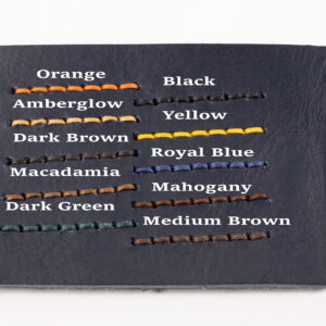 Thread Colour options for leather navy shoulders