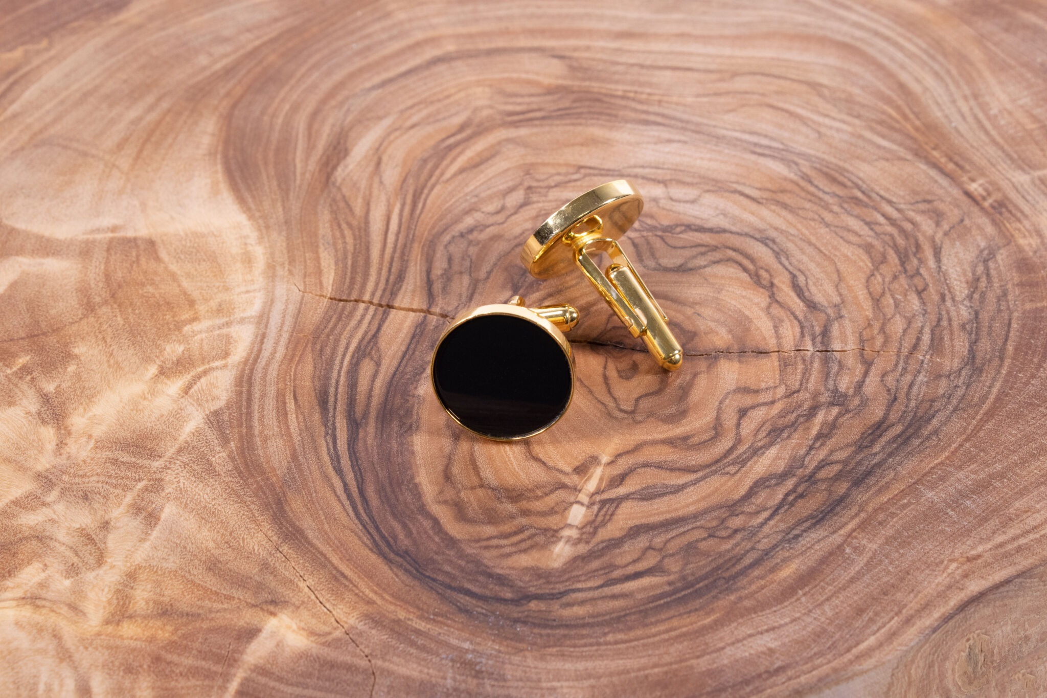 Product image of FredFloris black onyx shirt cufflinks