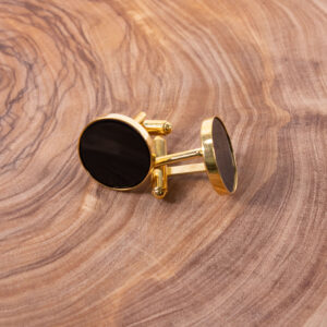 Product image of FredFloris black onyx shirt cufflinks