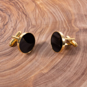 Product image of FredFloris Onyx gemstone cufflinks