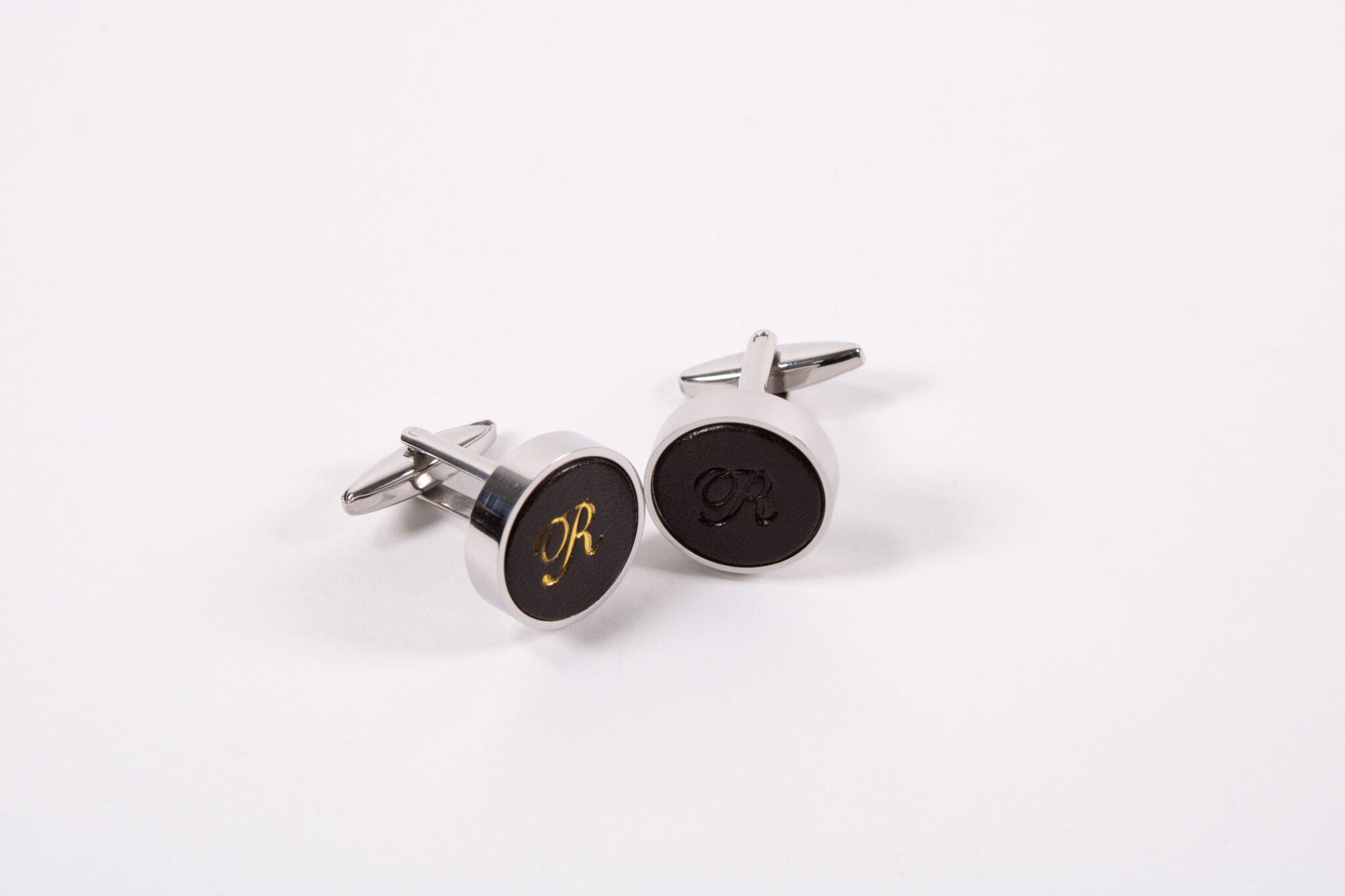 Product image of FredFloris Dark Brown personalised custom cufflinks