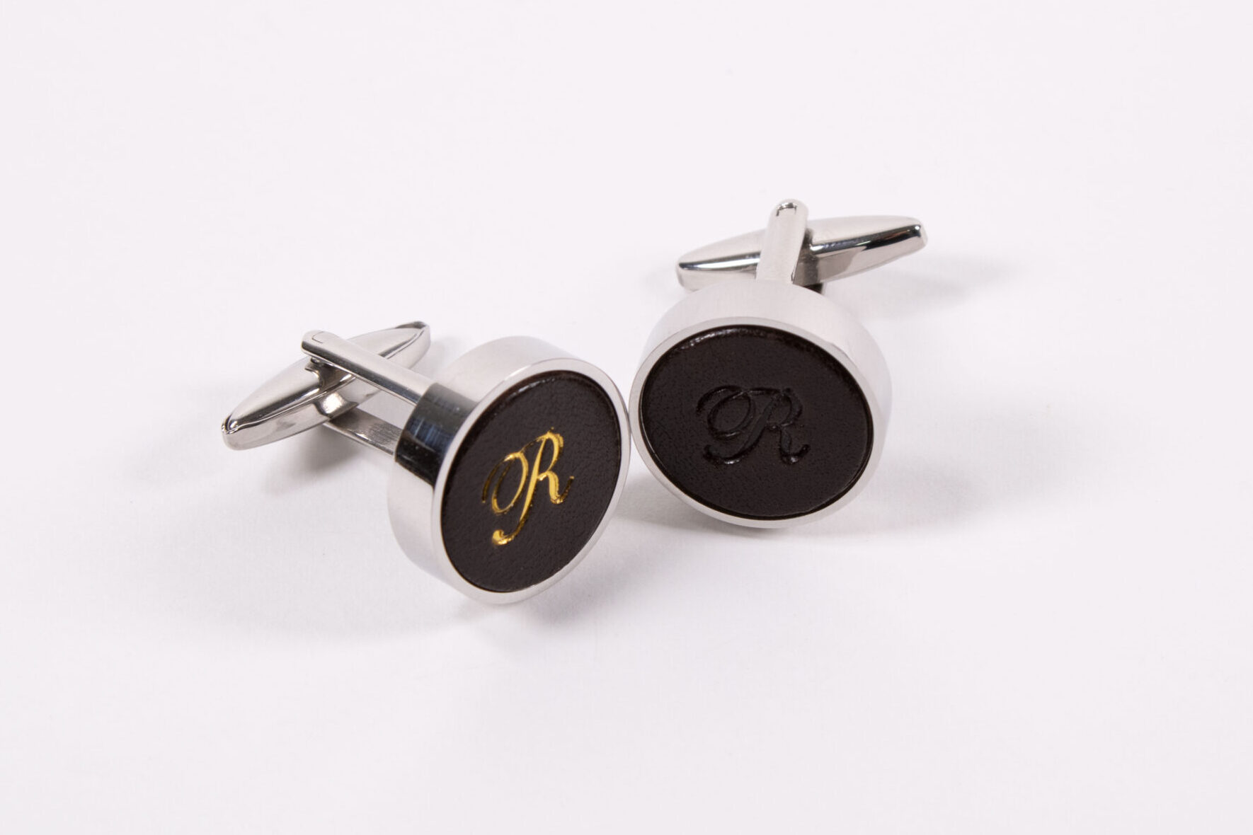 Product image of FredFloris Dark Brown personalised custom cufflinks