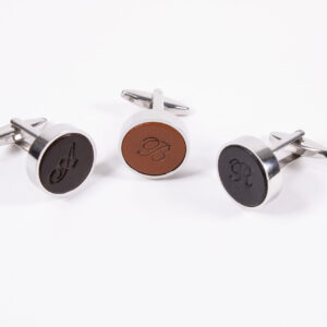 Product image of FredFloris leather shirt cufflinks