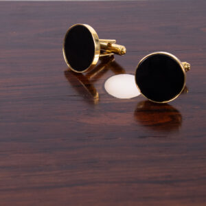 Product image of FredFloris black onyx shirt cufflinks