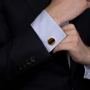 Product image of FredFloris Tigers Eye shirt cufflinks