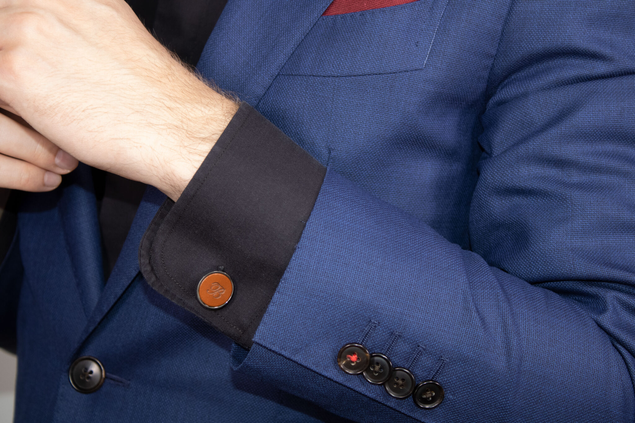 Product image of FredFloris Brown personalised custom cufflinks