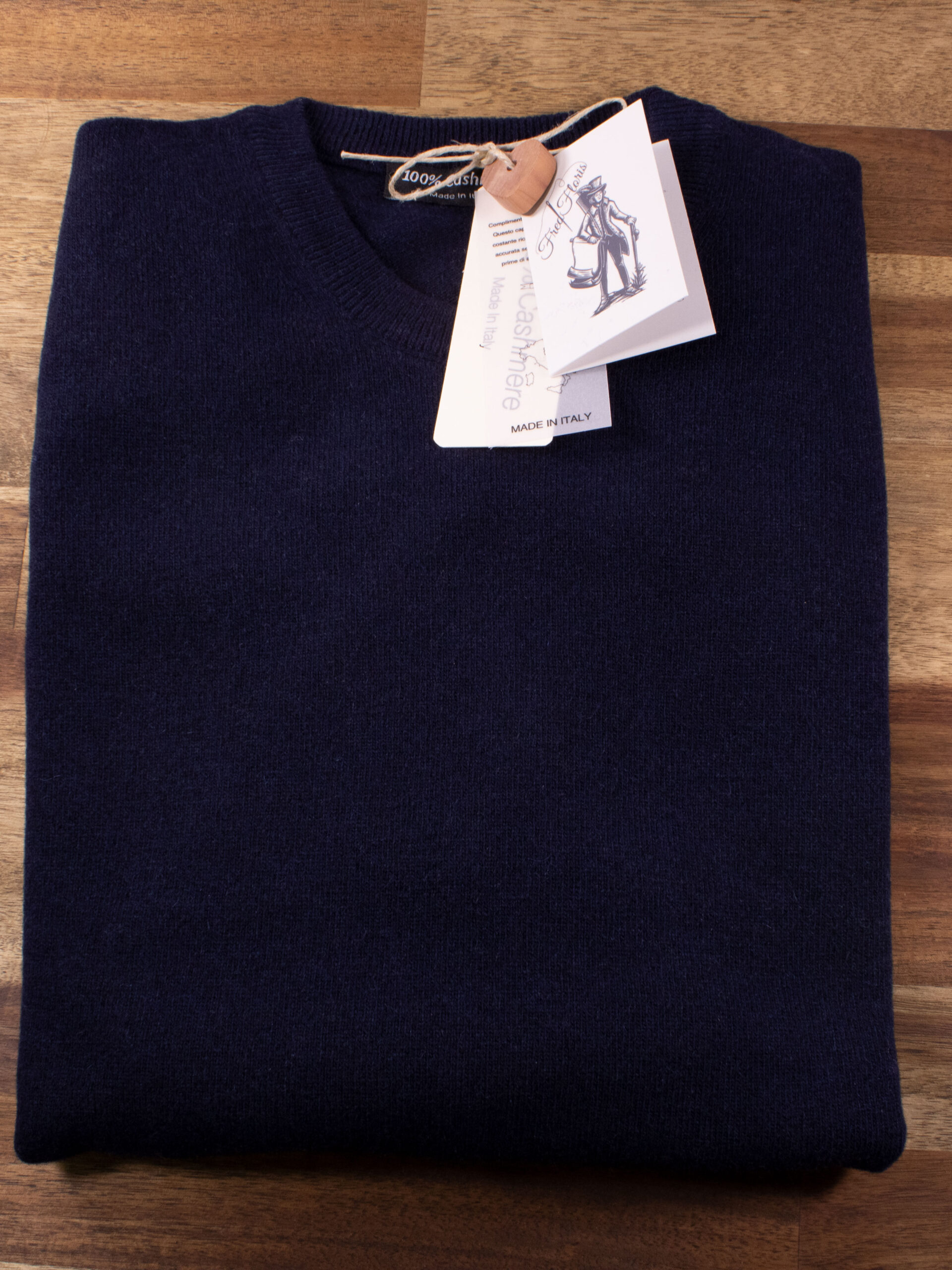 Produktbild för FredFloris Kashmirtröja för män och kvinnor