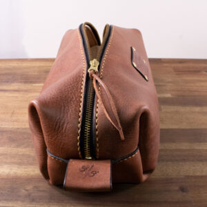 Product image of FredFloris full-grain leather travel dopp kit Toiletry bag