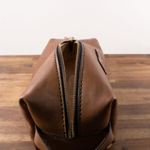 Product image of FredFloris full-grain leather travel dopp kit Toiletry bag