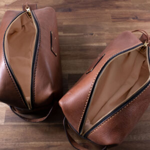 Product image of FredFloris full-grain leather travel dopp kit Toiletry bag