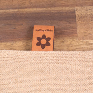 Product image of FredFloris Custom Personalised Leather crochet Labels DIY