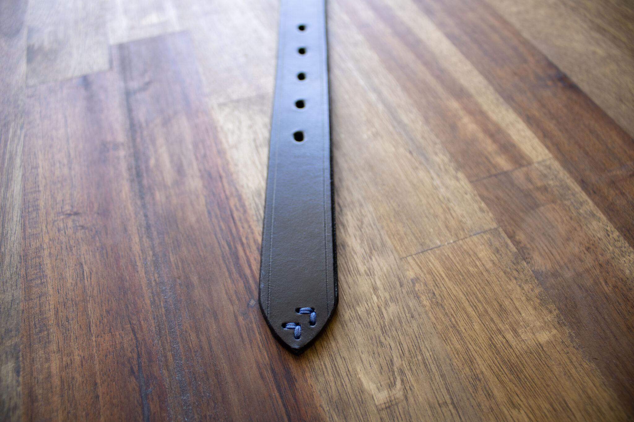 Product image of FredFloris handmade craft black leather dress belt