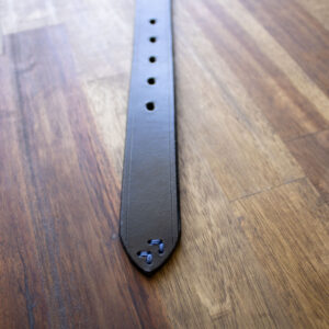 Product image of FredFloris handmade craft black leather dress belt