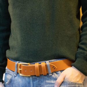 Product image of FredFloris handmade Tan leather belt