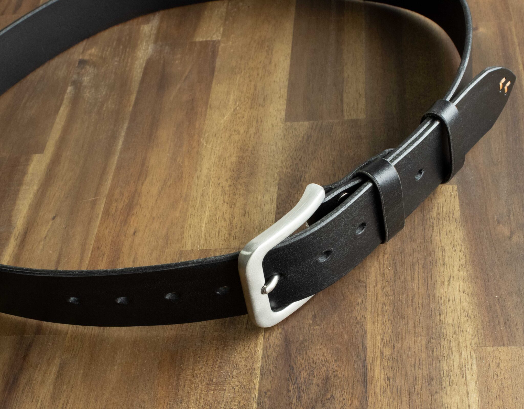 Product image of FredFloris handmade black leather belt
