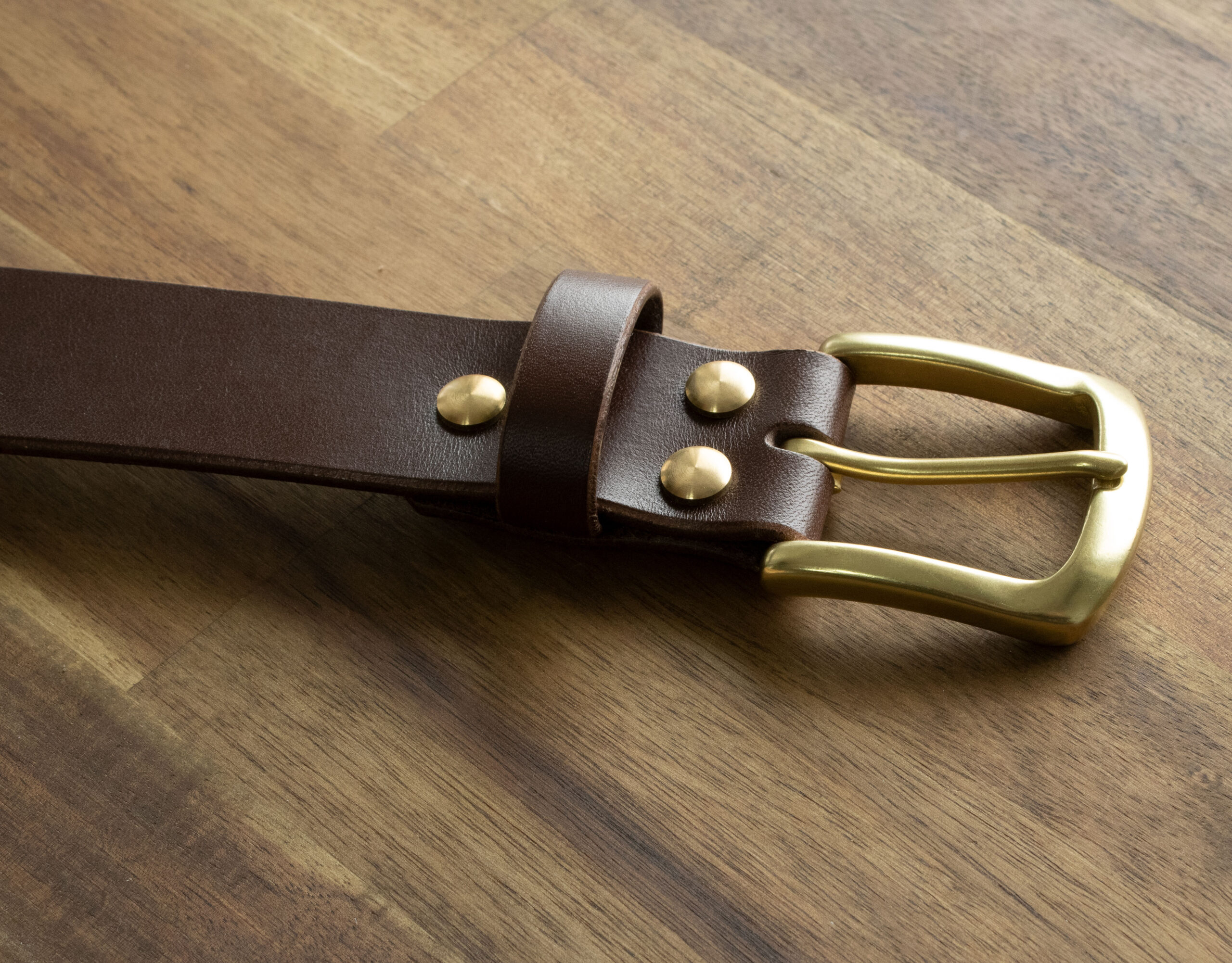 Product image of FredFloris handmade Dark Brown leather mens belt