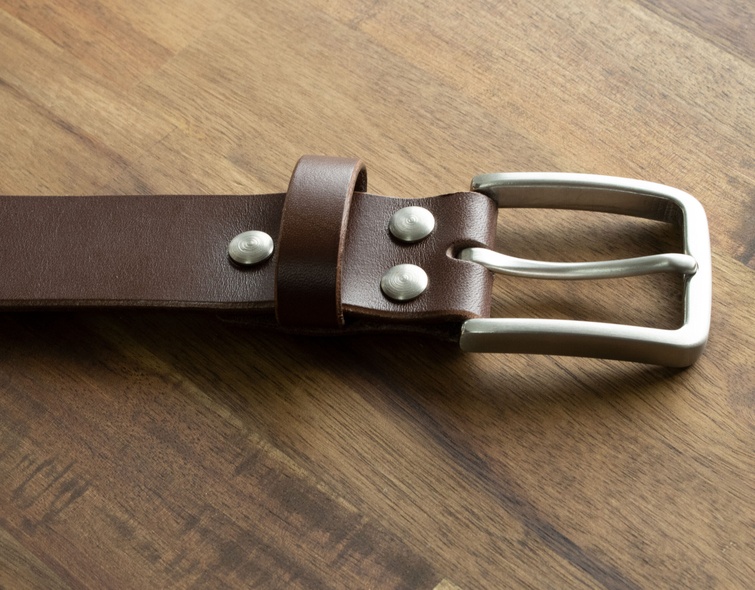 Product image of FredFloris handmade Dark Brown leather mens belt