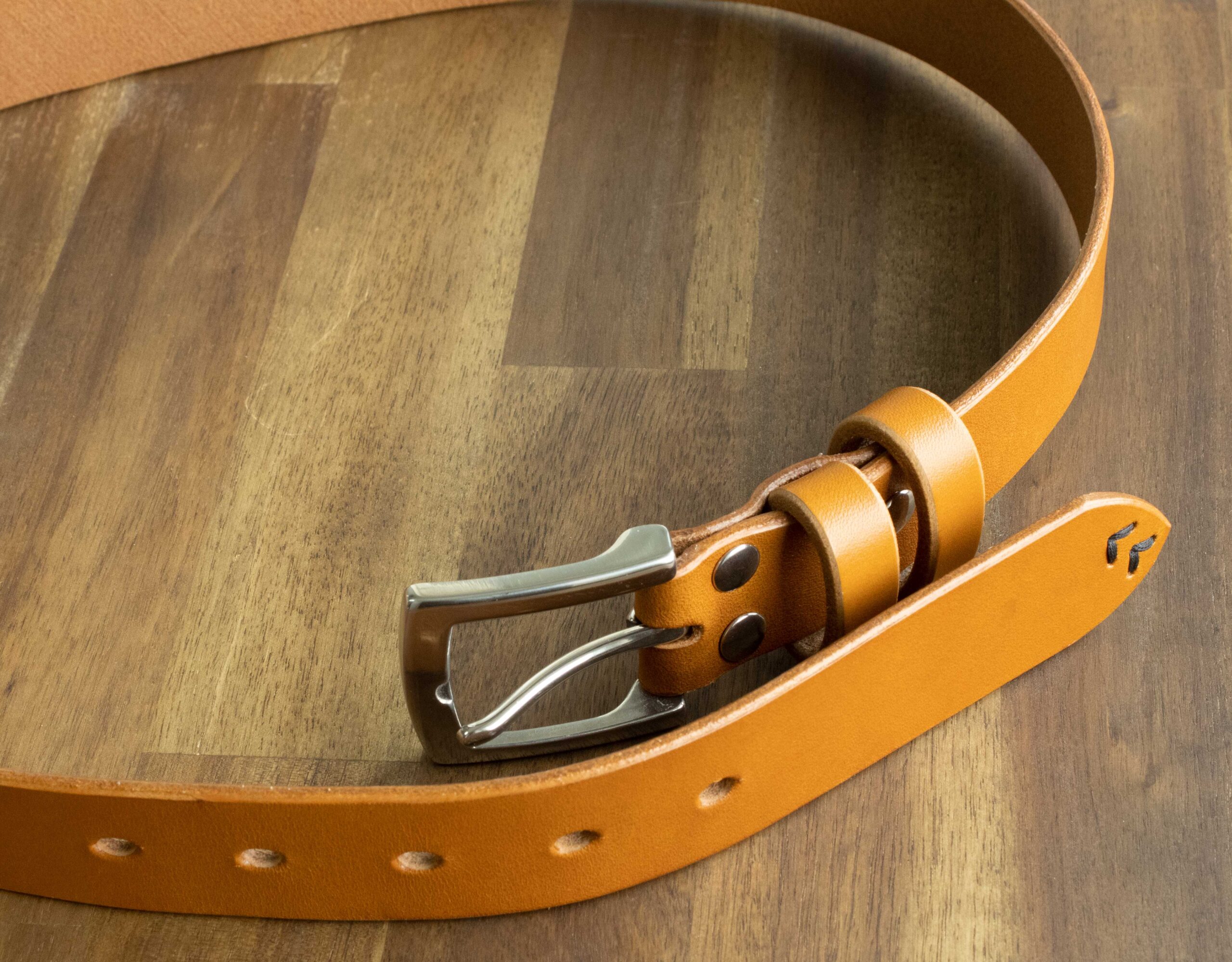 Tuotekuva FredFloris käsintehty Tan nahkainen miesten vyöstä