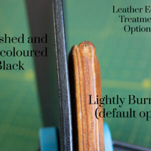 Image of FredFloris available leather edge treatment options
